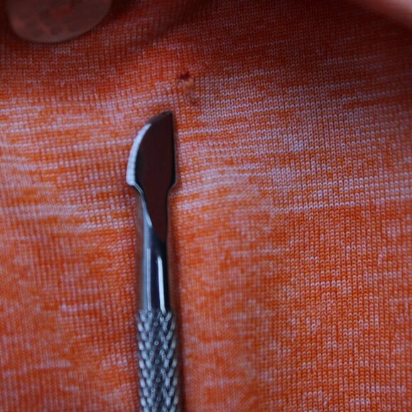 Puma Pounce Stripe Polo Cresting Shirt Mens 2XL XXL Orange TPC Scottsdale Logo - Picture 7 of 16